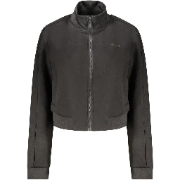 Black Polyester Sweatshirt