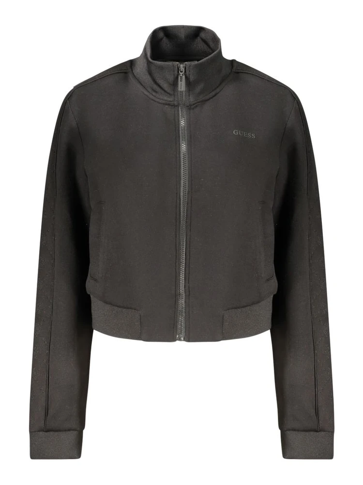 Black Polyester Sweatshirt