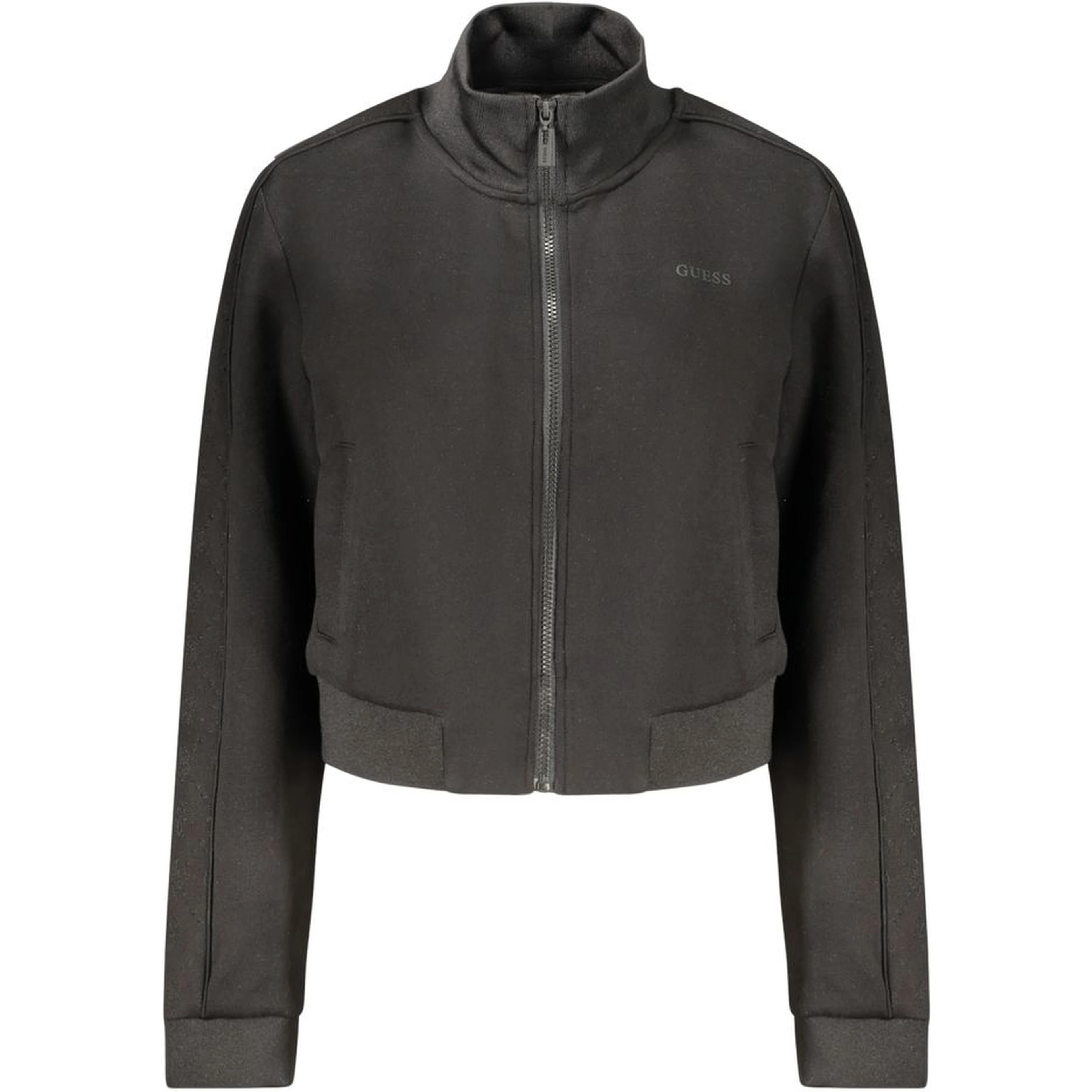 Black Polyester Sweatshirt