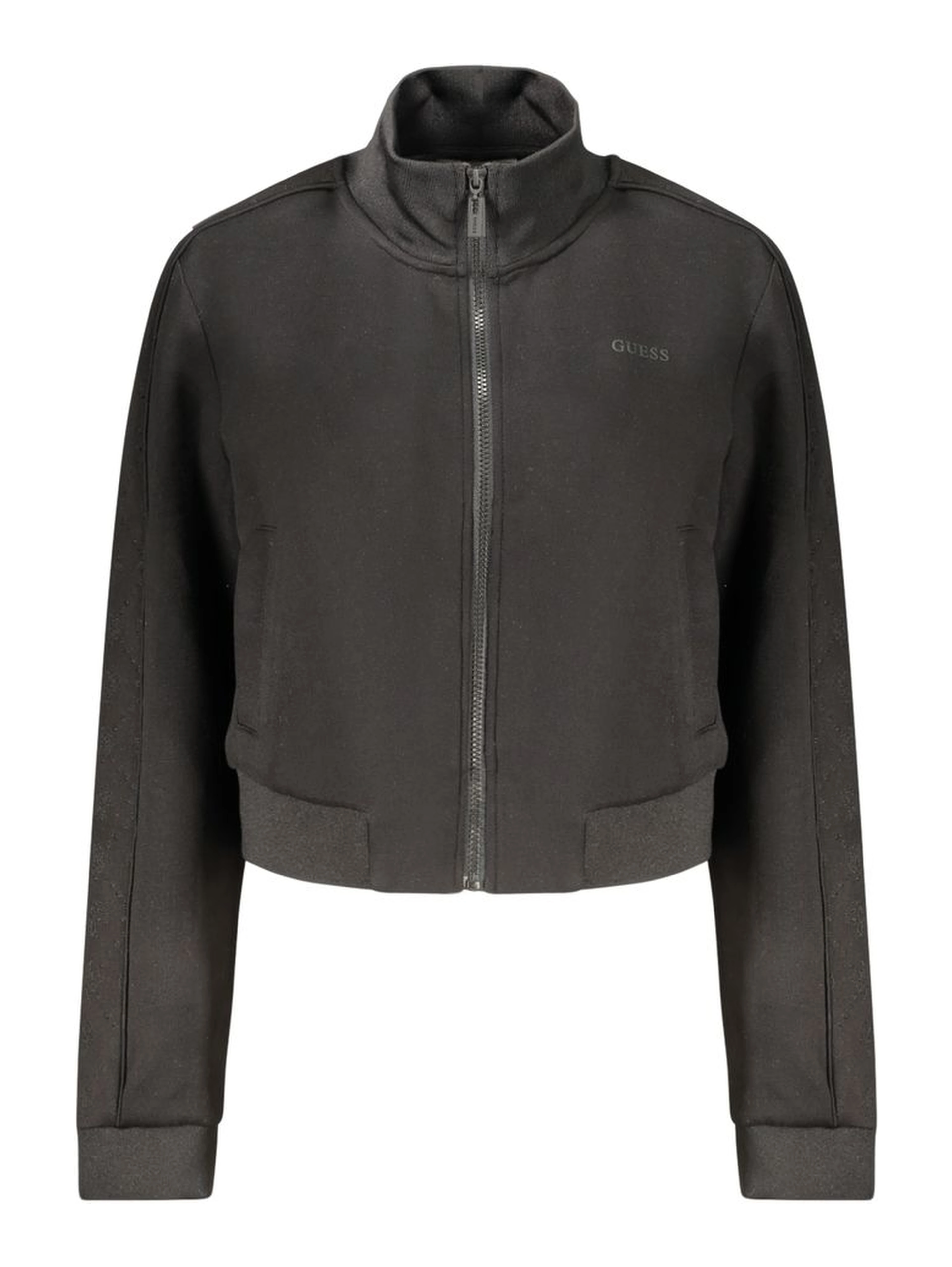 Black Polyester Sweatshirt