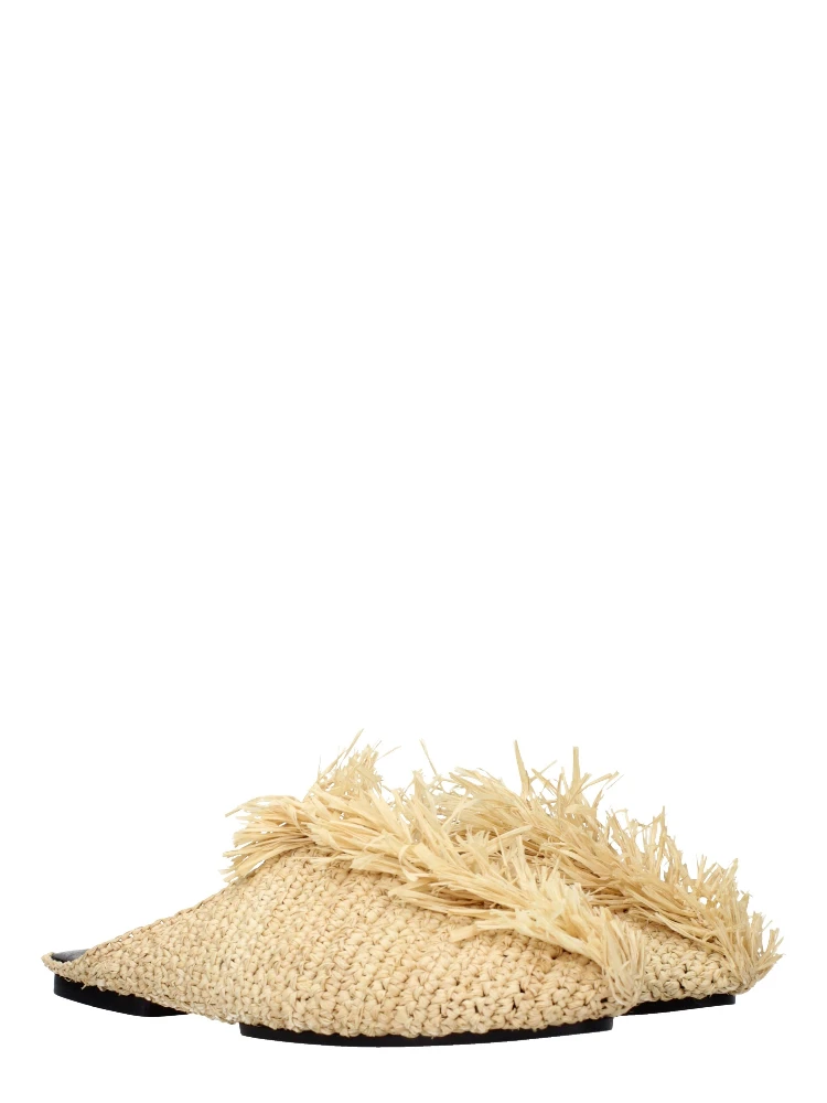 Beige Raffia Slippers alternative