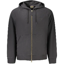 Black Cotton Sweatshirt
