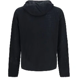 Black Polyester Sweatshirt