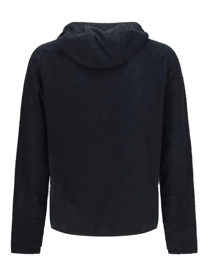 Black Polyester Sweatshirt