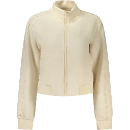Beige Polyester Sweatshirt