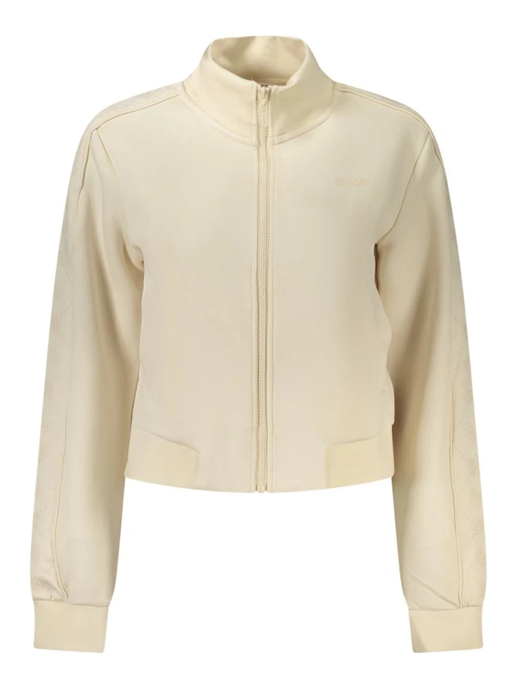Beige Polyester Sweatshirt