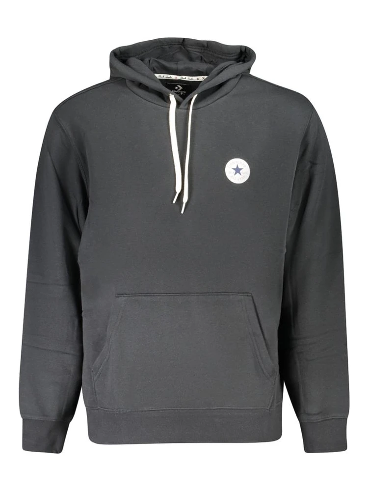 Black Cotton Sweatshirt