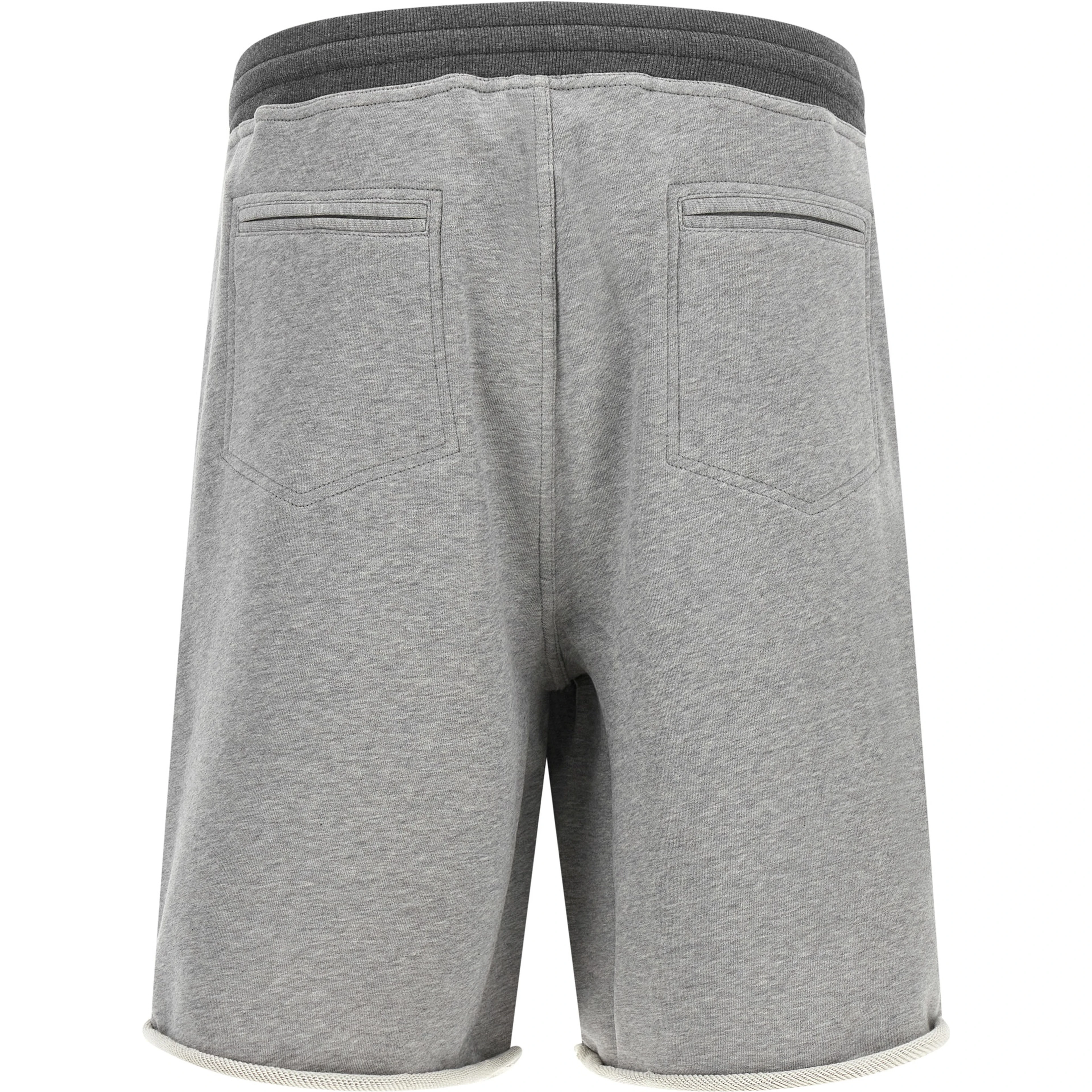 Gray Cotton Bermuda Shorts