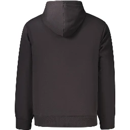 Black Cotton Sweatshirt
