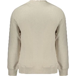Beige Cotton Sweatshirt