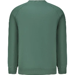 Green Cotton Sweatshirt