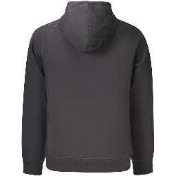 Black Cotton Sweatshirt