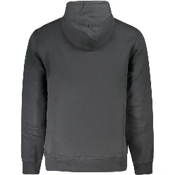 Black Cotton Sweatshirt