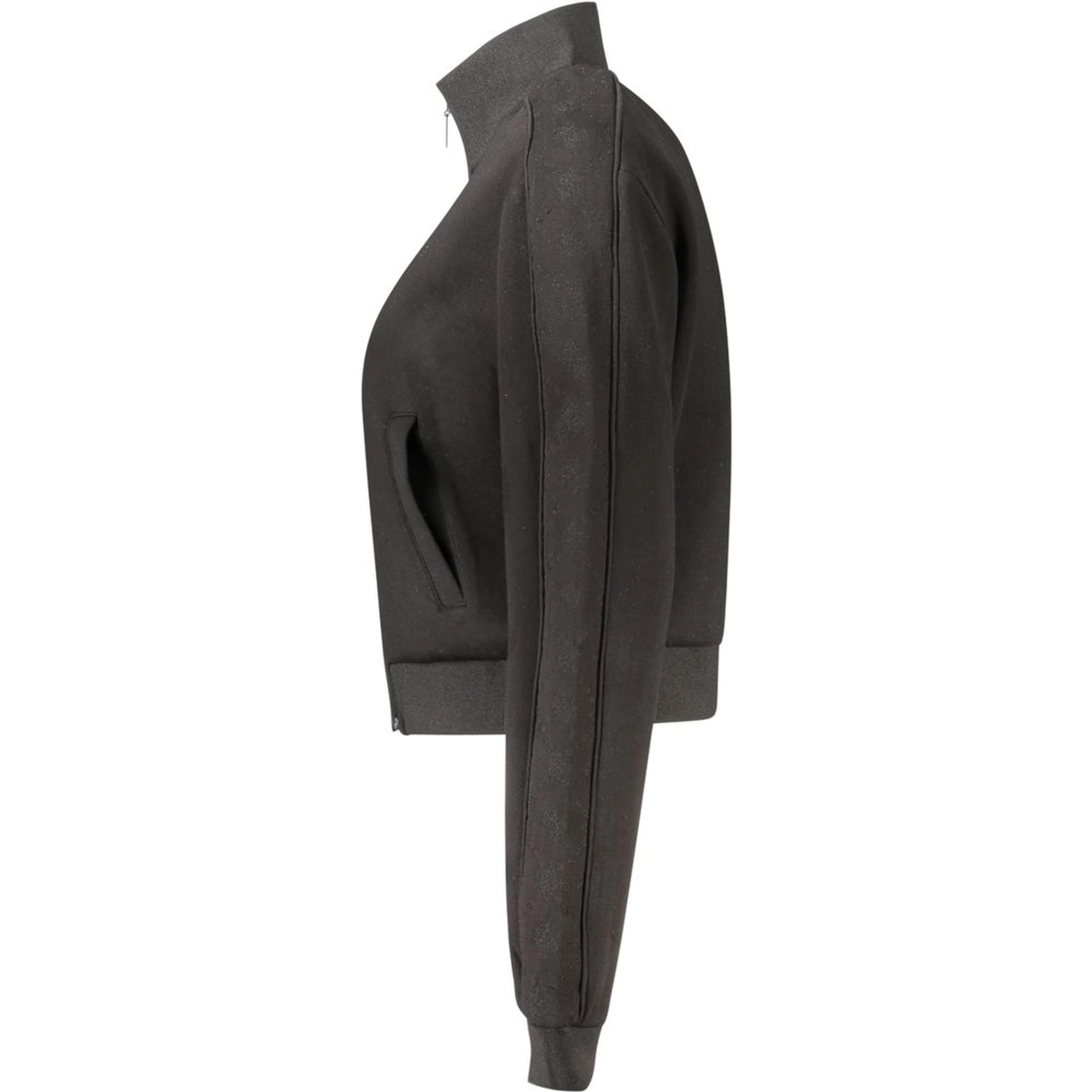 Black Polyester Sweatshirt