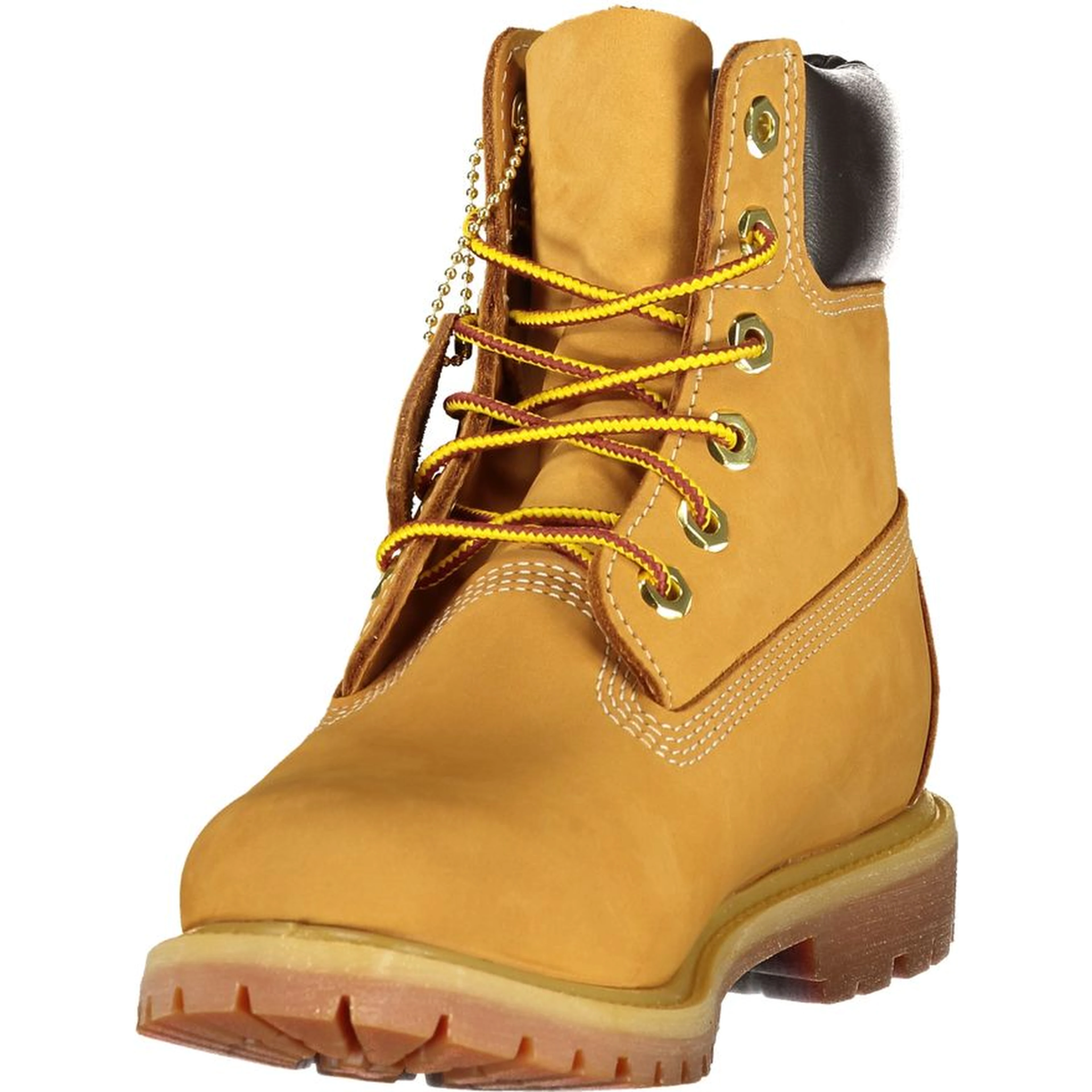 Yellow Polyester Ankle Boots