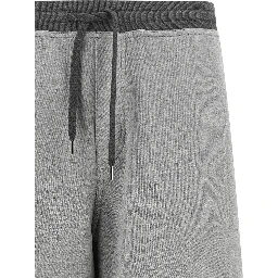 Gray Cotton Bermuda Shorts