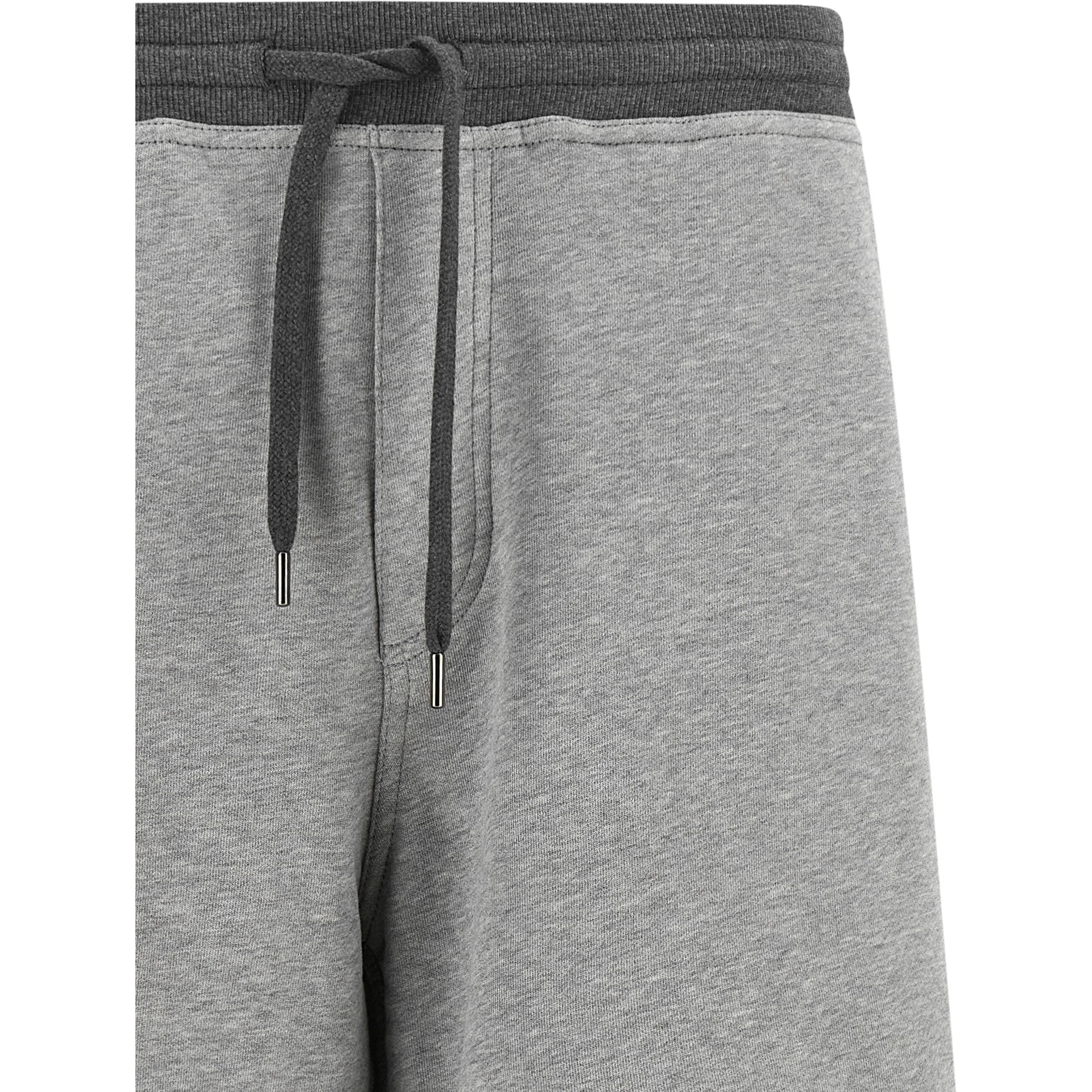 Gray Cotton Bermuda Shorts