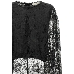 Black Polyamide Tank Tops