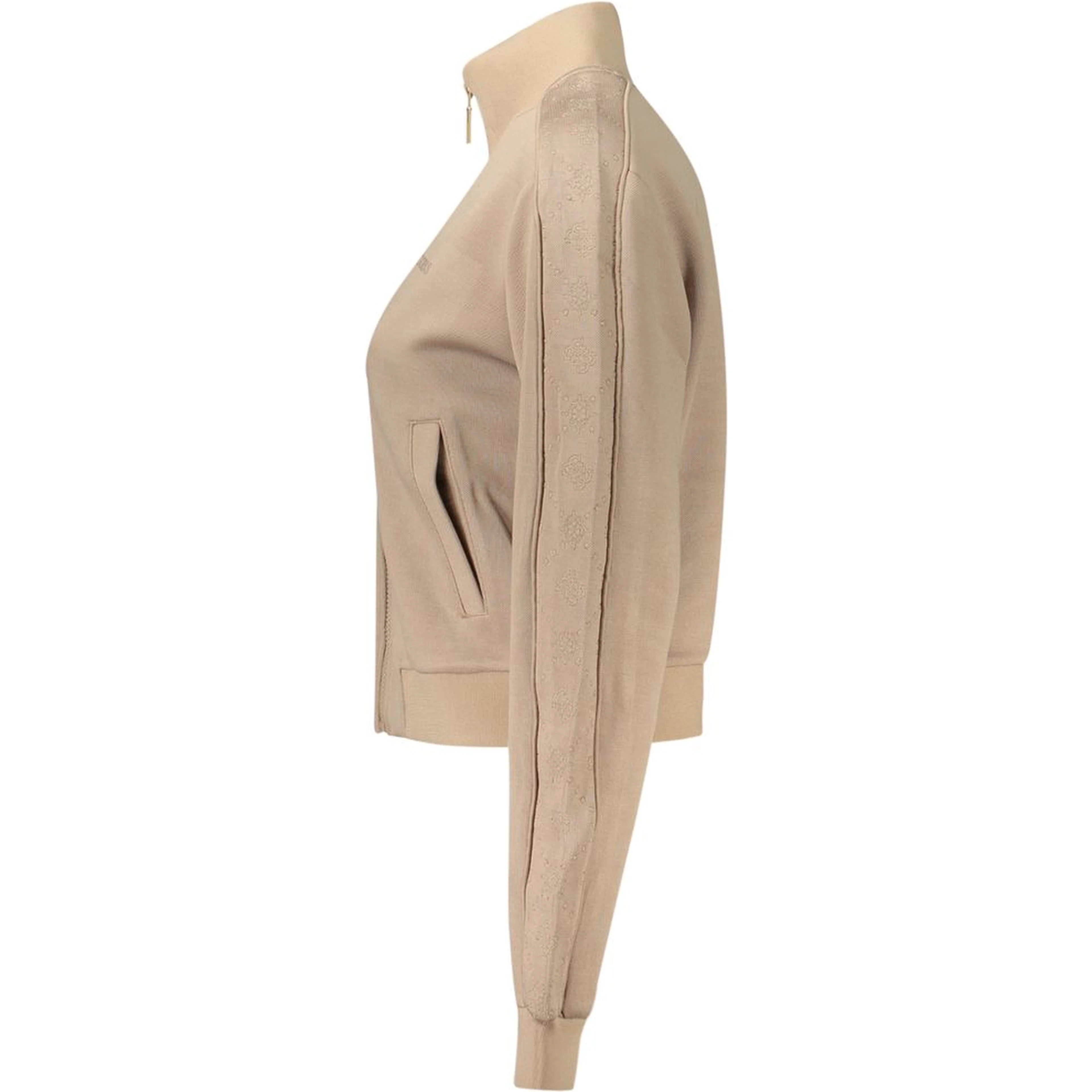 Beige Polyester Sweatshirt