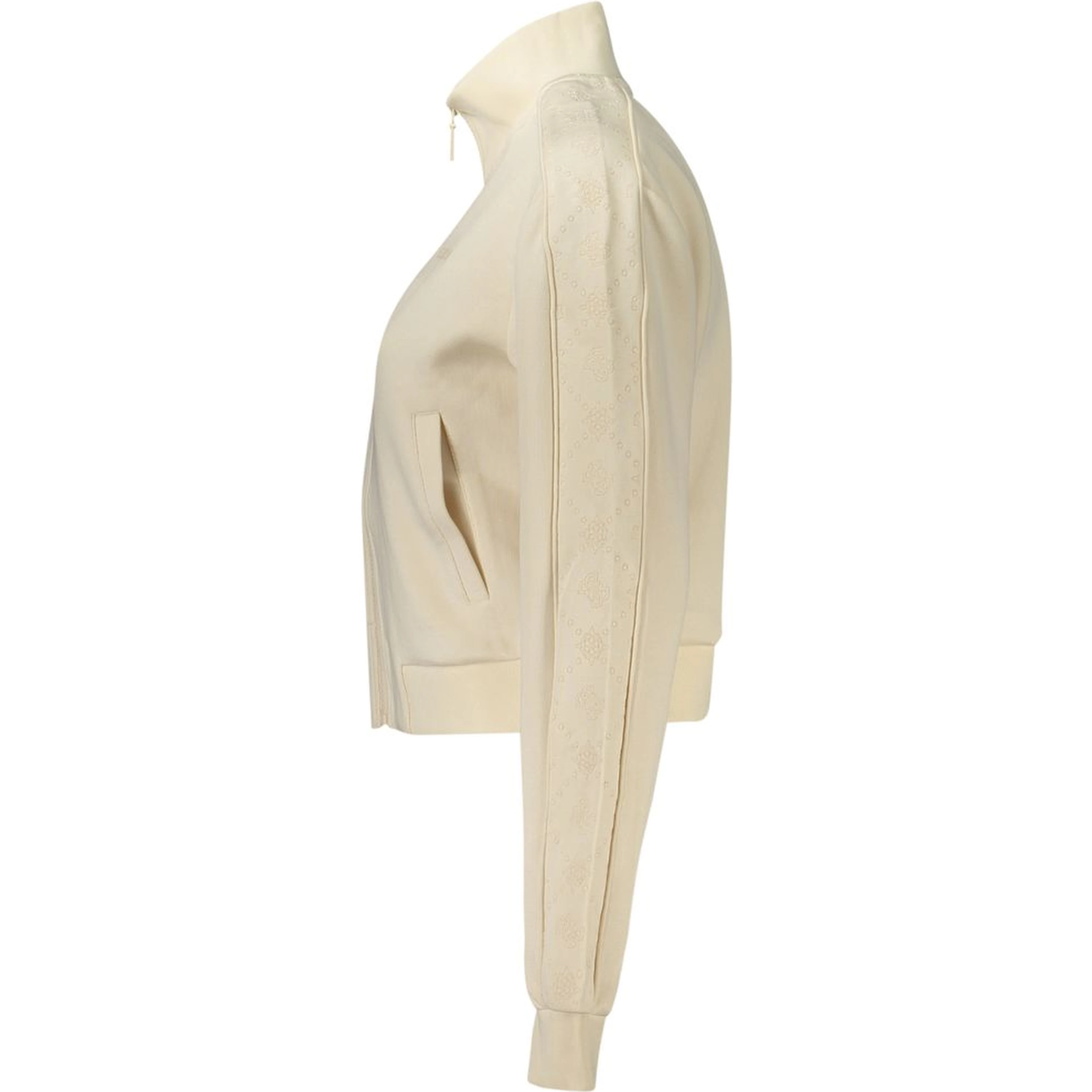 Beige Polyester Sweatshirt