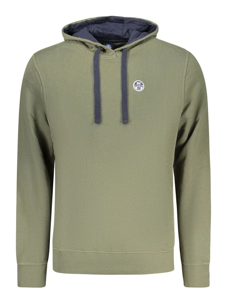 Green Cotton Sweatshirt