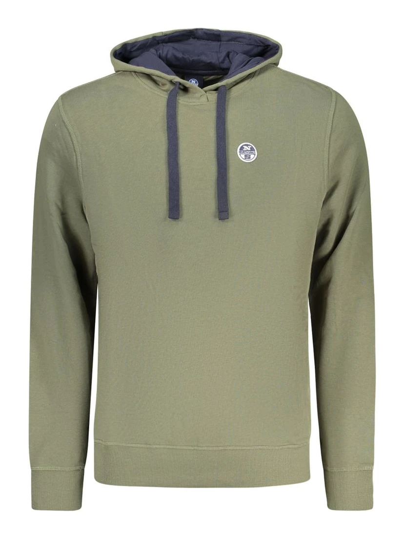 Green Cotton Sweatshirt