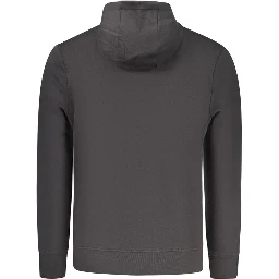 Black Cotton Sweatshirt