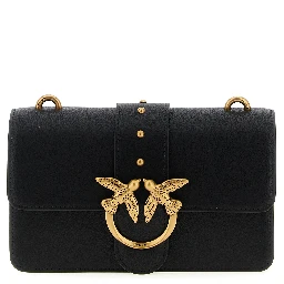 Black Calfskin Crossbody Bag
