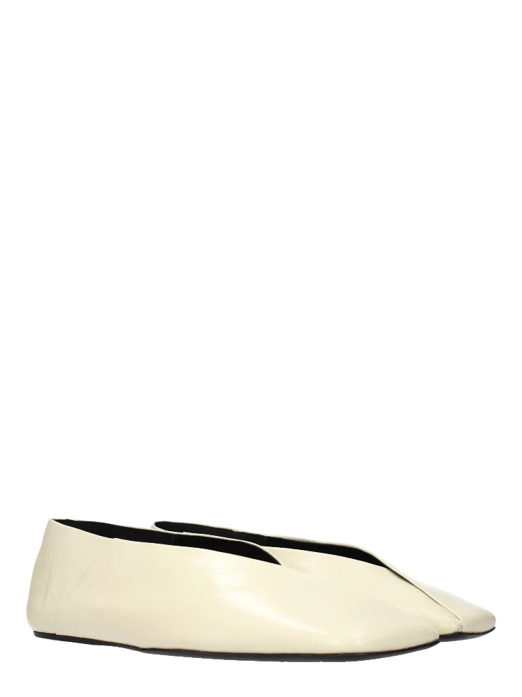 Beige Leather Ballet Flats alternative