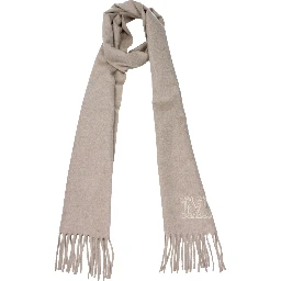 Beige Cashmere Scarf