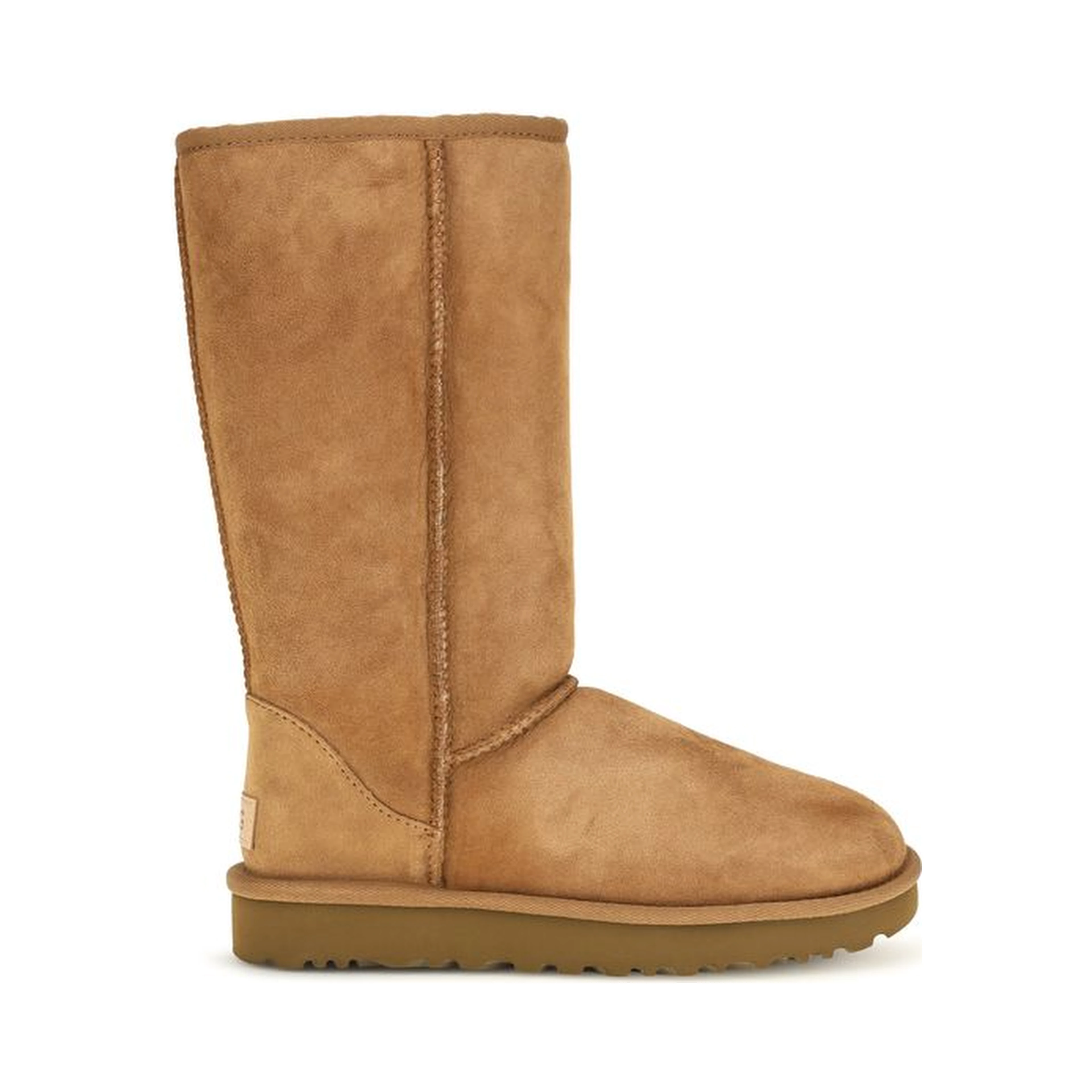 Beige Leather Ankle Boots