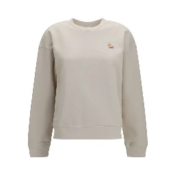 Beige Cotton Sweatshirt