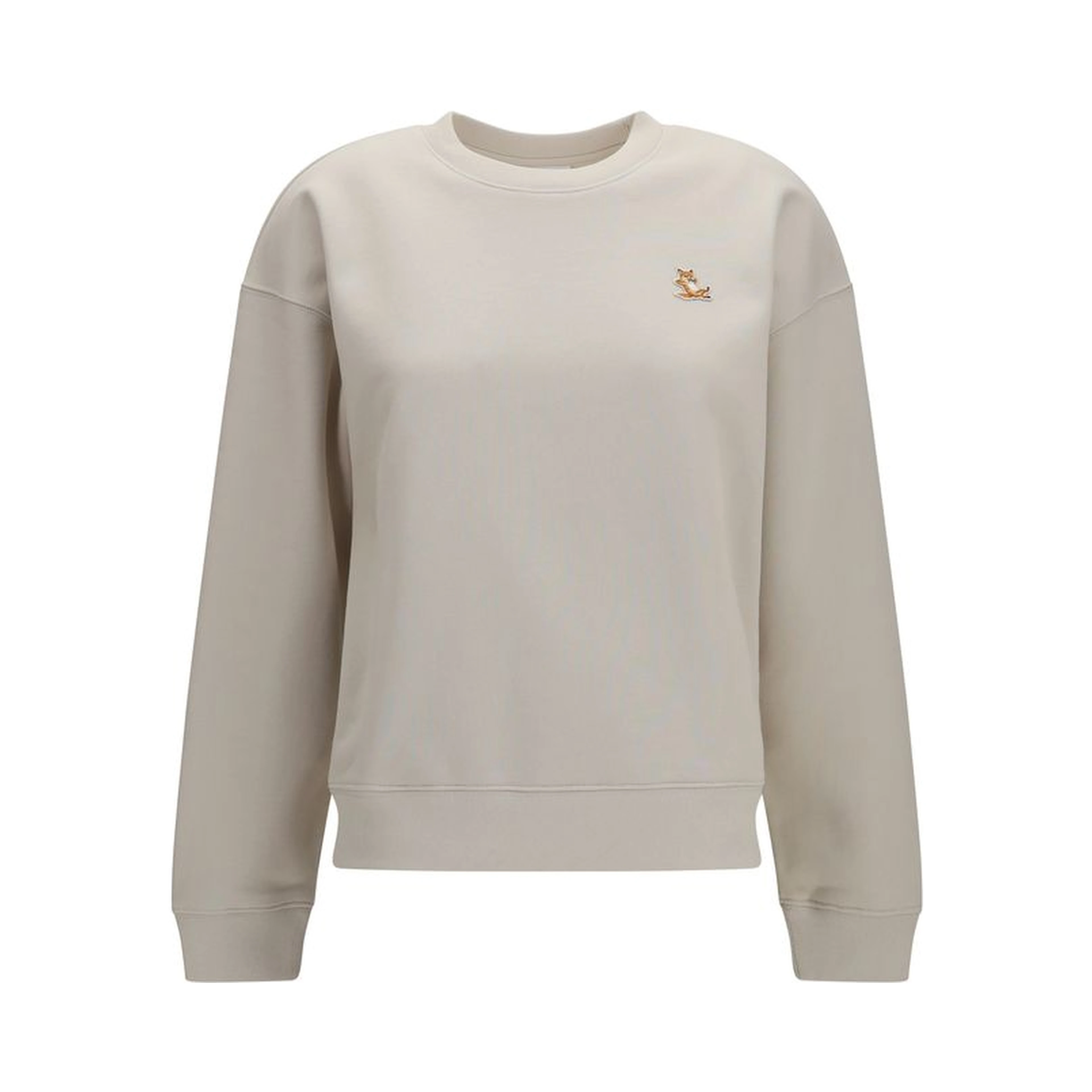 Beige Cotton Sweatshirt