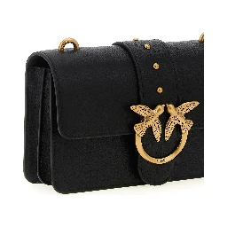 Black Calfskin Crossbody Bag