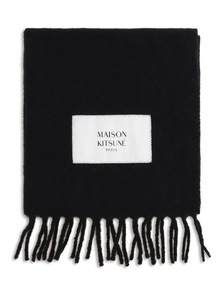 Black Polyamide Scarf