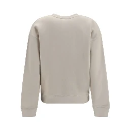 Beige Cotton Sweatshirt