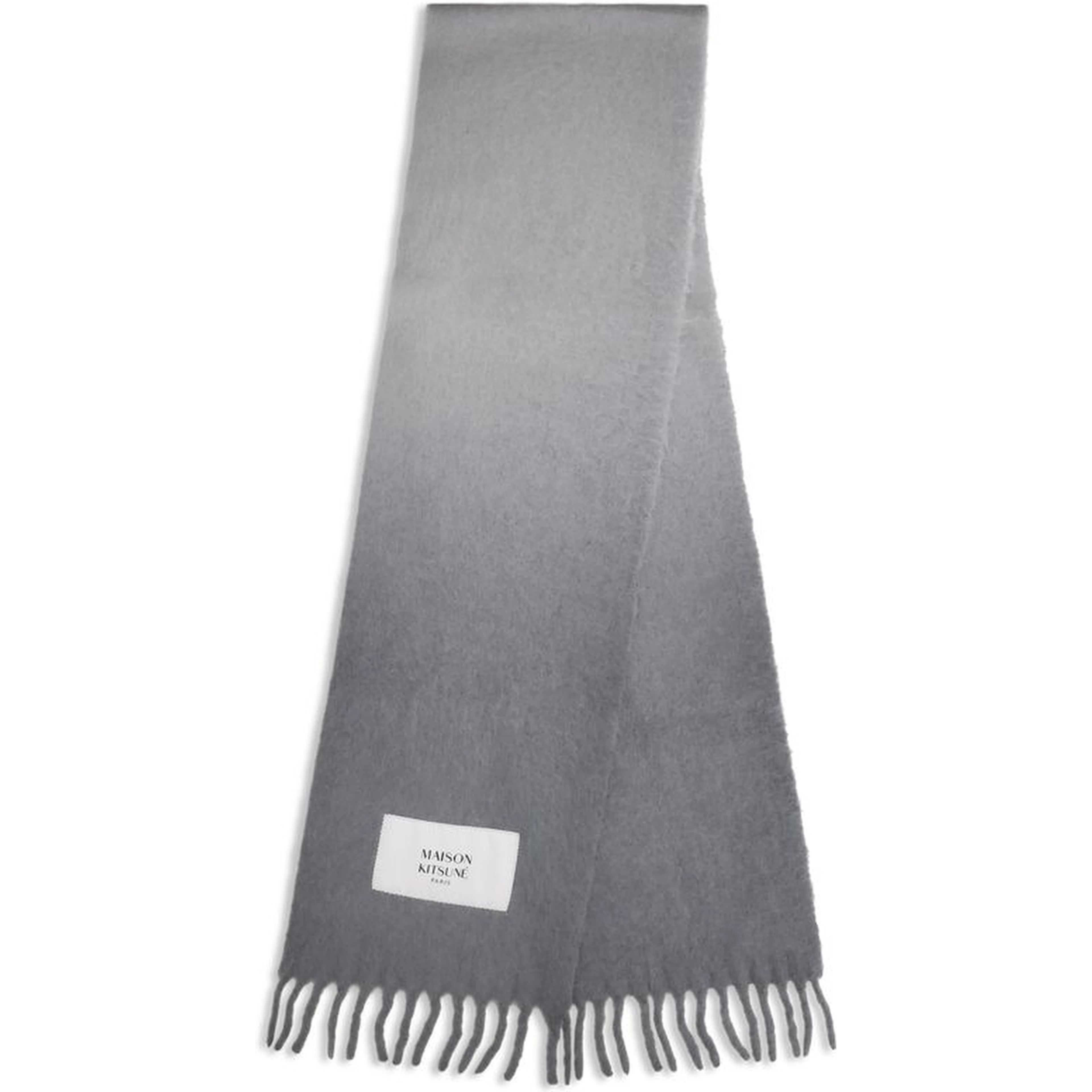 Gray Alpaca Vicugna Pacos Scarf