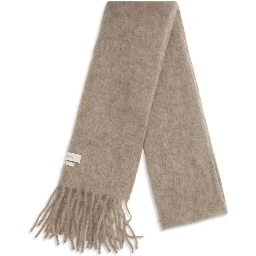 Beige Mohair Scarf