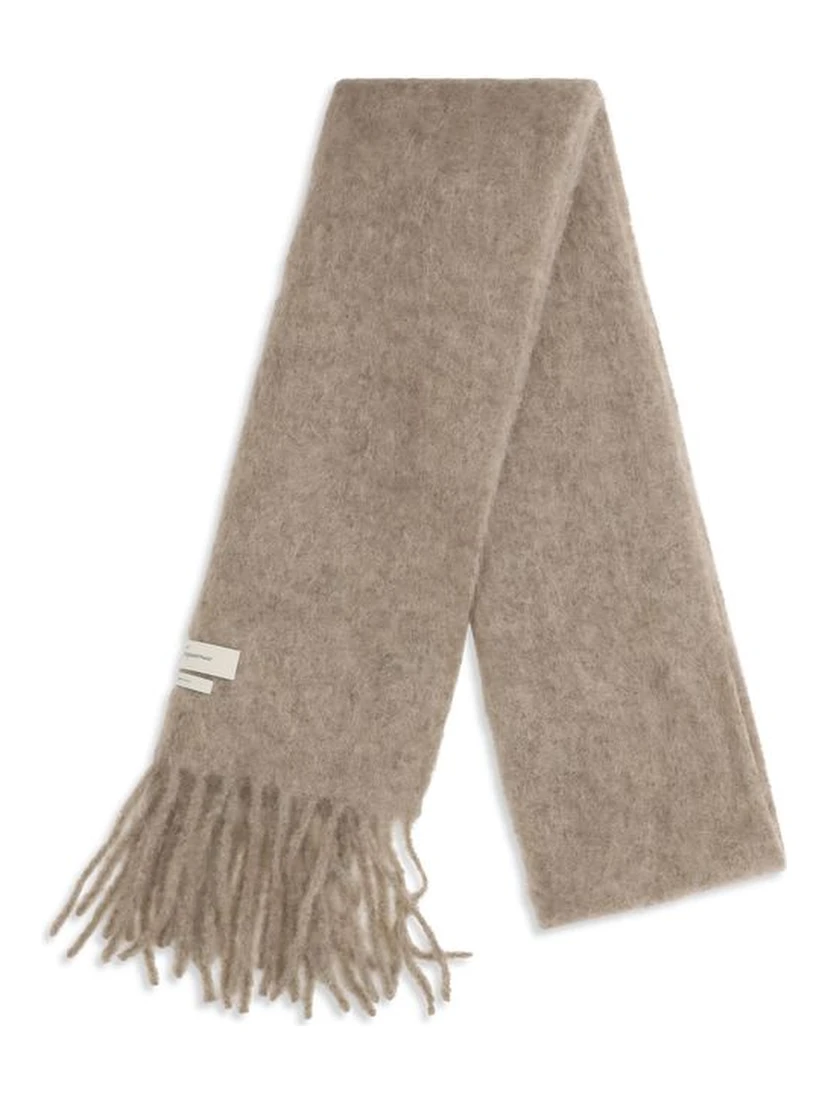 Beige Mohair Scarf