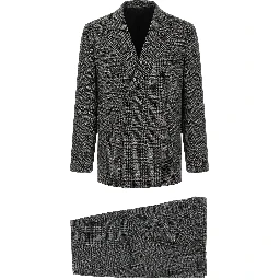 Gray Virgin Wool Two-Piece Suit