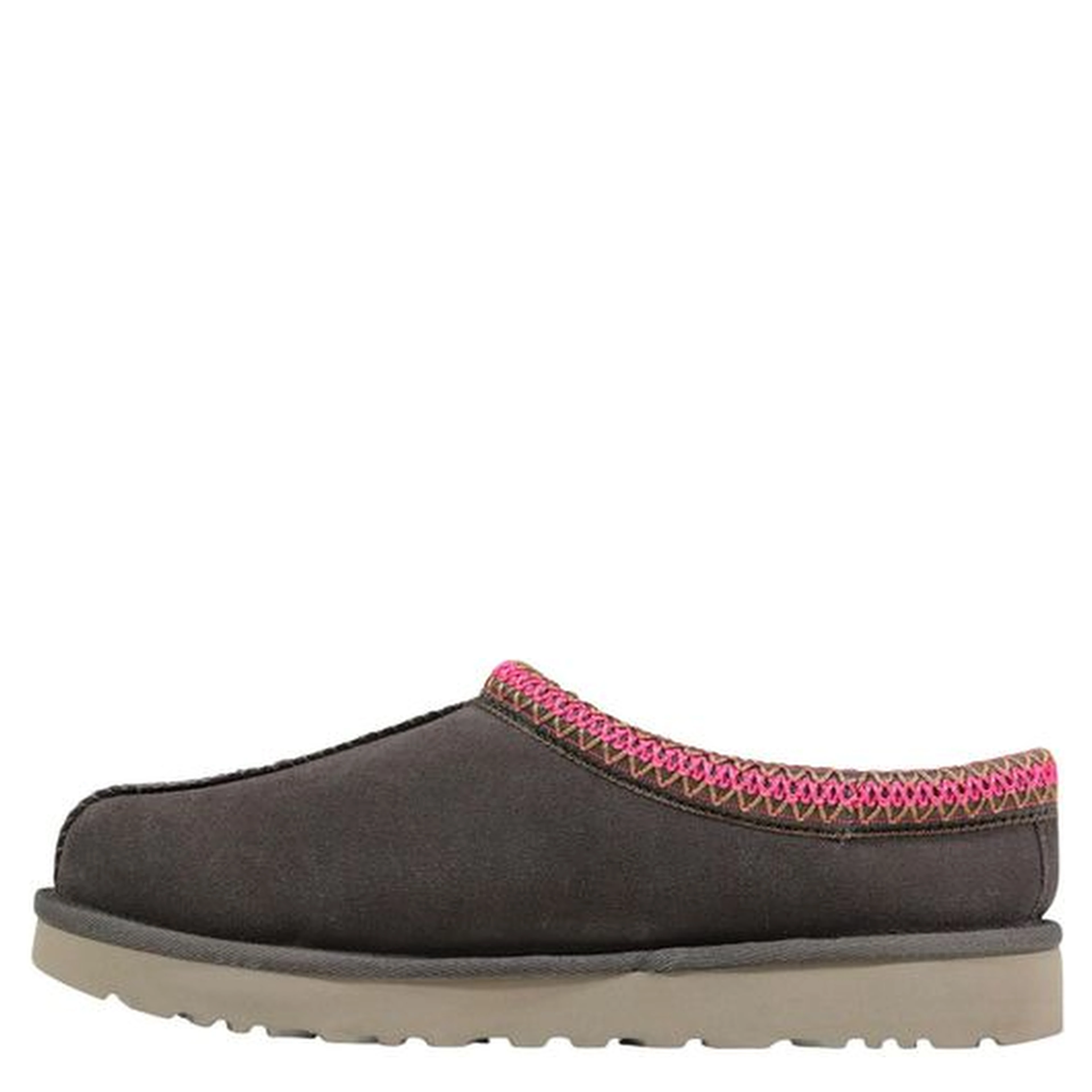 Gray Leather Ankle Boots
