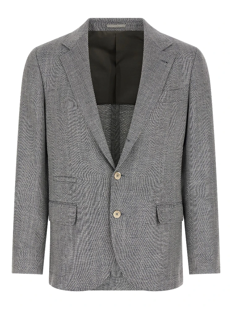 Gray Wool Blazer