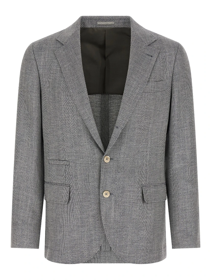 Gray Wool Blazer