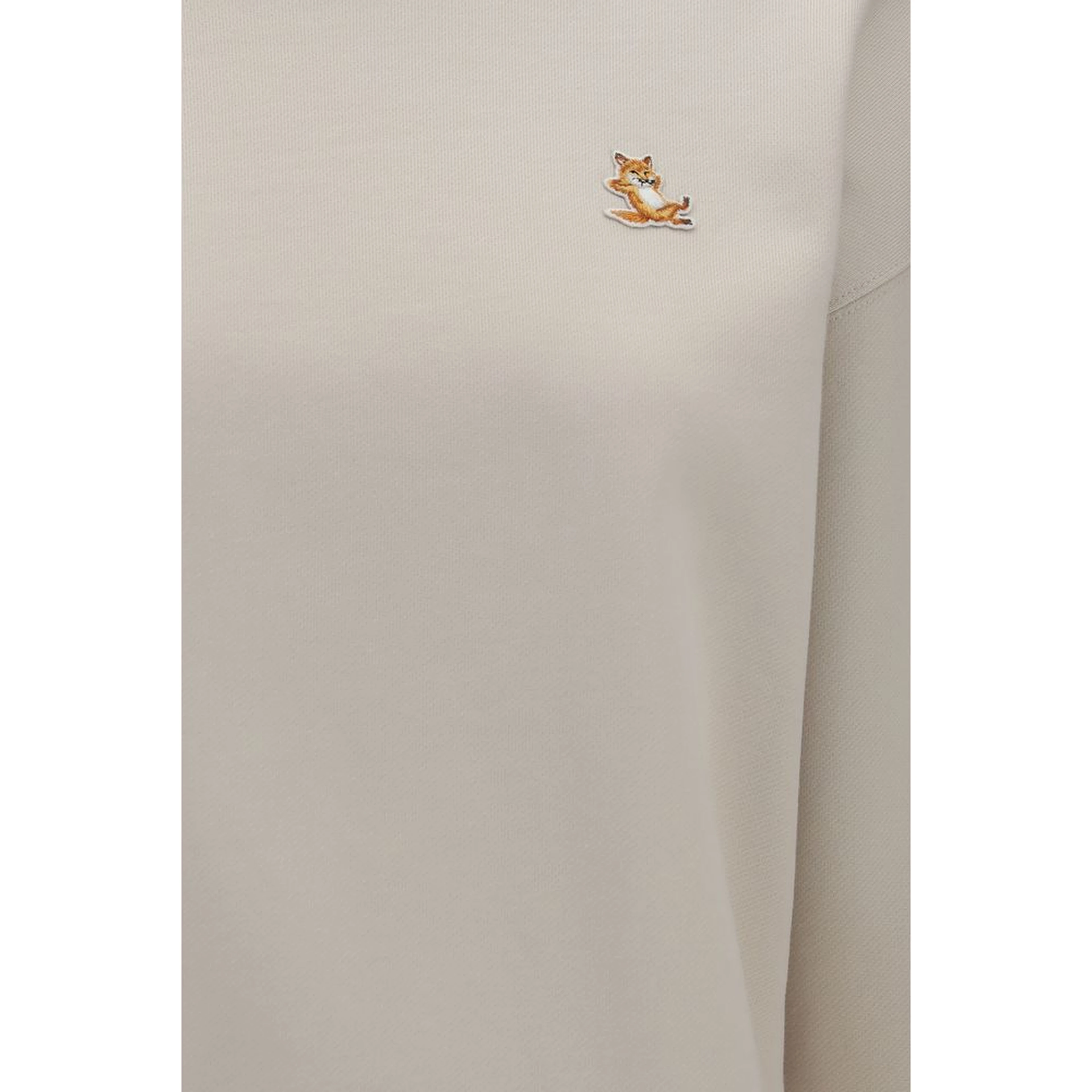 Beige Cotton Sweatshirt