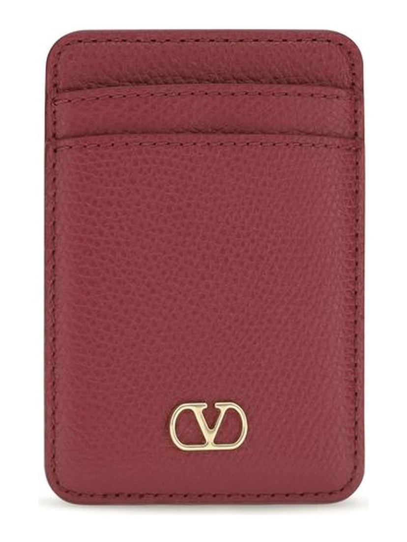 Red Calf Leather Bos Taurus Wallet