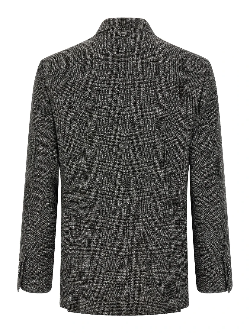 Gray Virgin Wool Two-Piece Suit