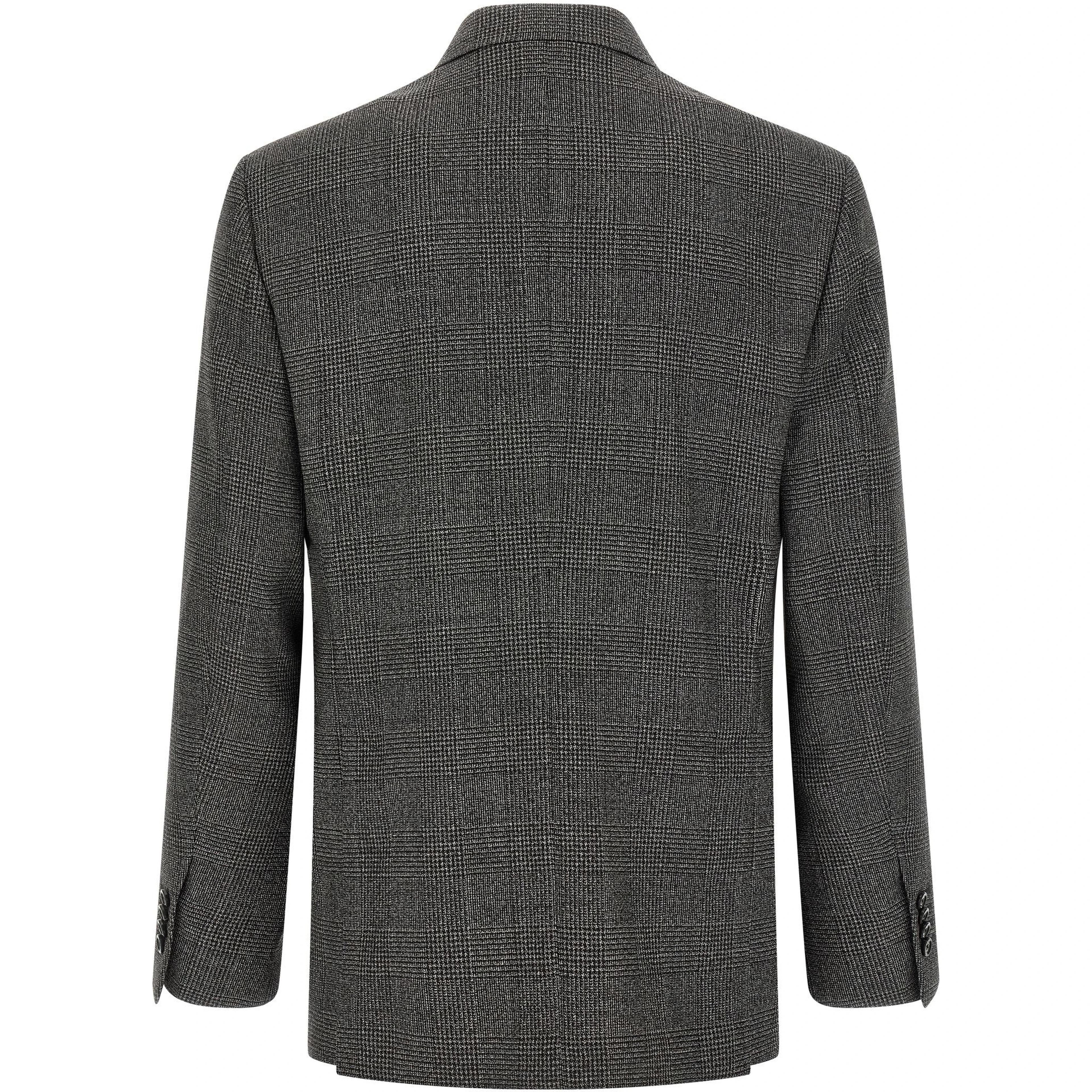 Gray Virgin Wool Two-Piece Suit
