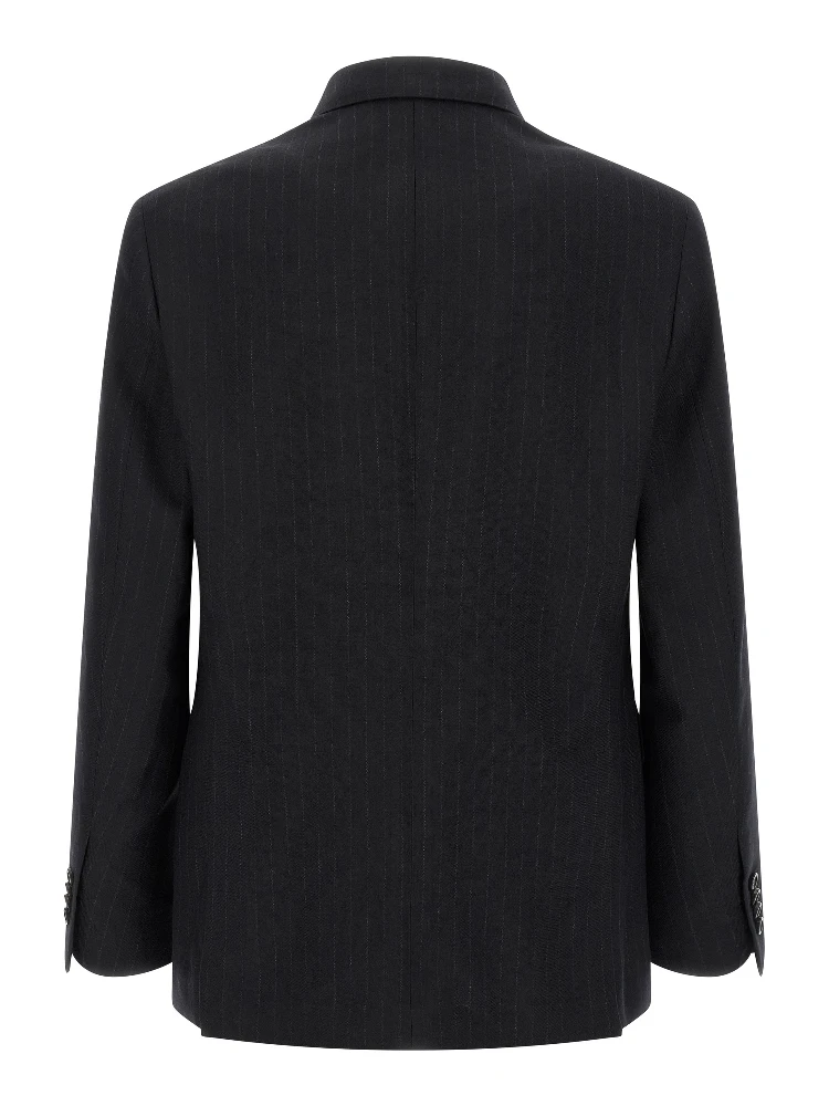 Blue Virgin Wool Two-Piece Suit alternative
