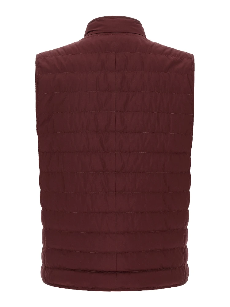 Bordeaux Polyester Sleeveless Jacket alternative
