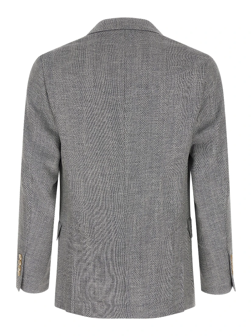 Gray Wool Blazer